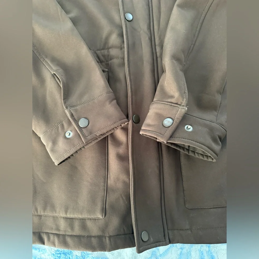 Men’s Roper soft shell jacket brown 2XL - Picture 5 of 8